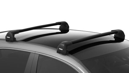 Bagażnik Thule Edge 7207 WingBar Black. Toyota Highlander 5dr Suv 2020- z relingiem zintegrowanym